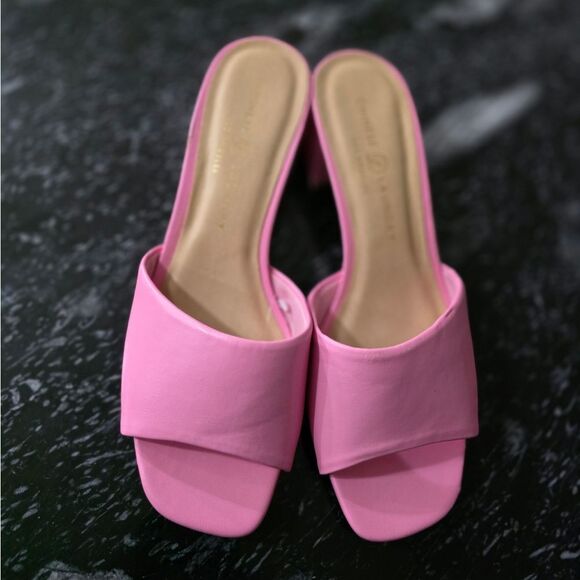 BRAND NEW CHINESSE LAUNDRY ELEGANT WOMEN's BLOCK HEEL SQUARE TOE SANDAL - Picture 4 of 15